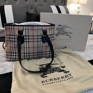 Burberry Haymarket Tote